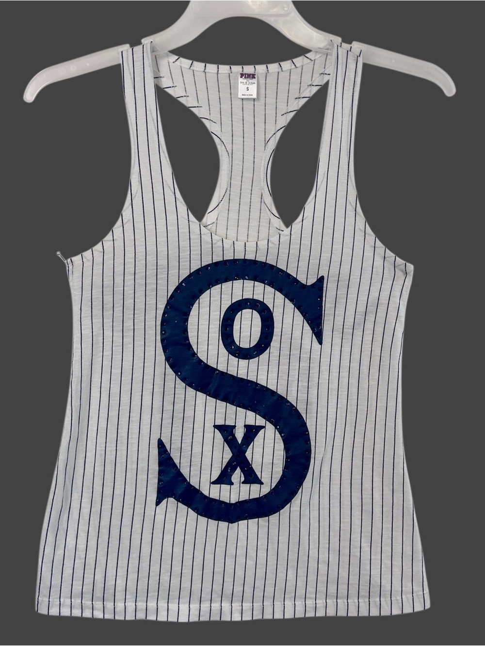 PINK Women’s Chicago White Sox Baseball tank top / Small
